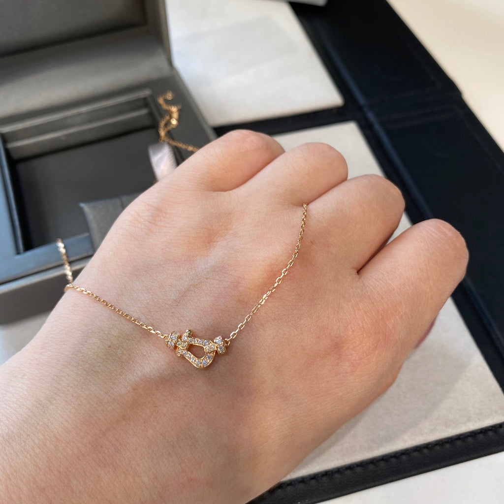 FORCE 10 DIAMOND ROSE GOLD NECKLACE MINI MODEL