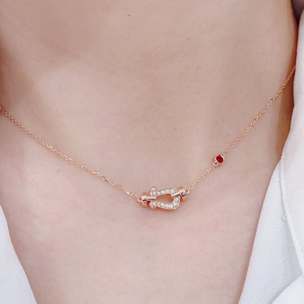 FORCE 10 DIAMOND ROSE GOLD NECKLACE
