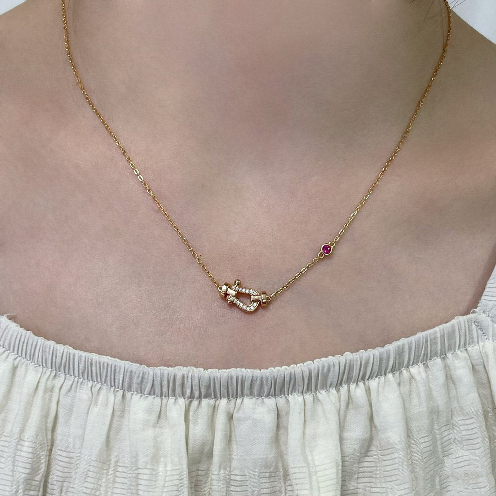 FORCE 10 DIAMOND ROSE GOLD NECKLACE