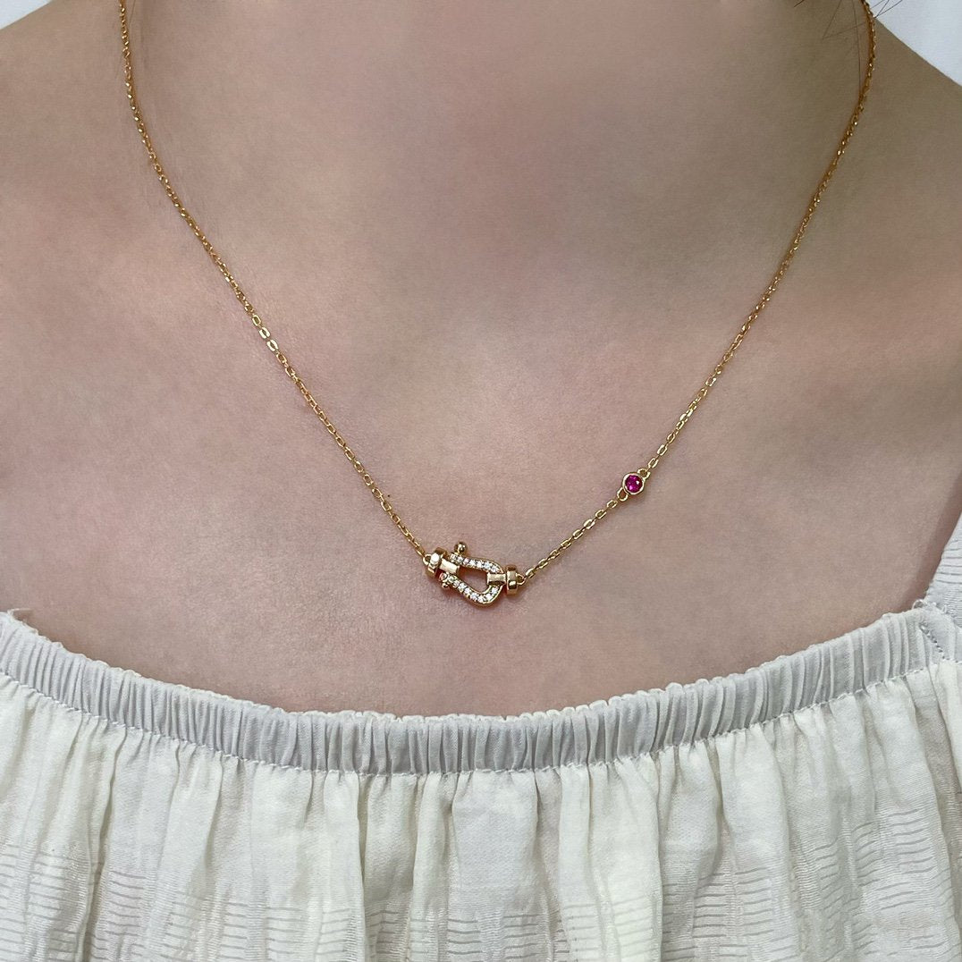 FORCE 10 DIAMOND ROSE GOLD NECKLACE