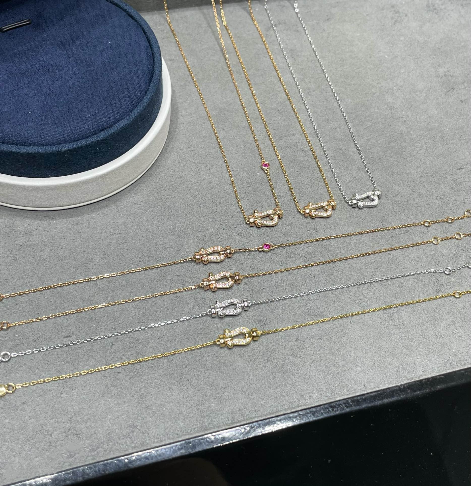 FORCE 10 DIAMOND ROSE GOLD NECKLACE