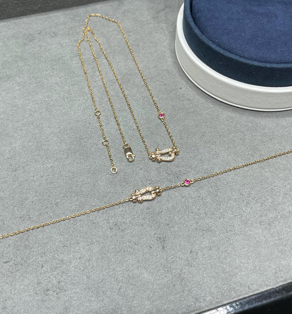FORCE 10 DIAMOND ROSE GOLD NECKLACE