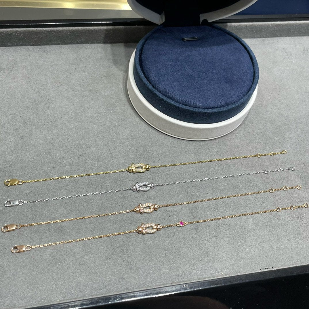 FORCE 10 DIAMOND CHAIN LINK ROSE GOLD BRACELET