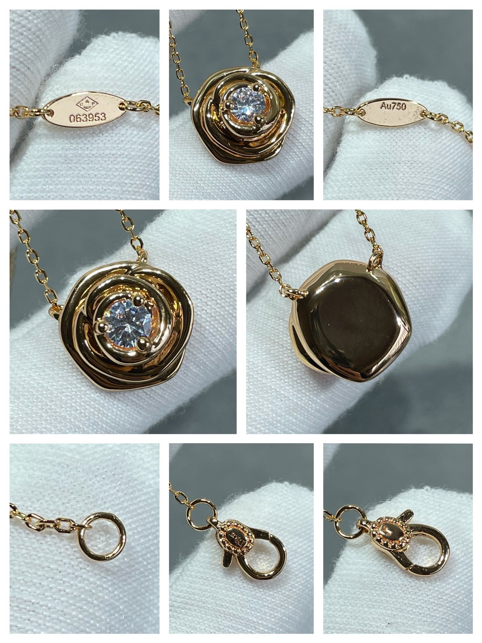 ROSE COUTRE ROSE GOLD DIAMOND NECKLACE