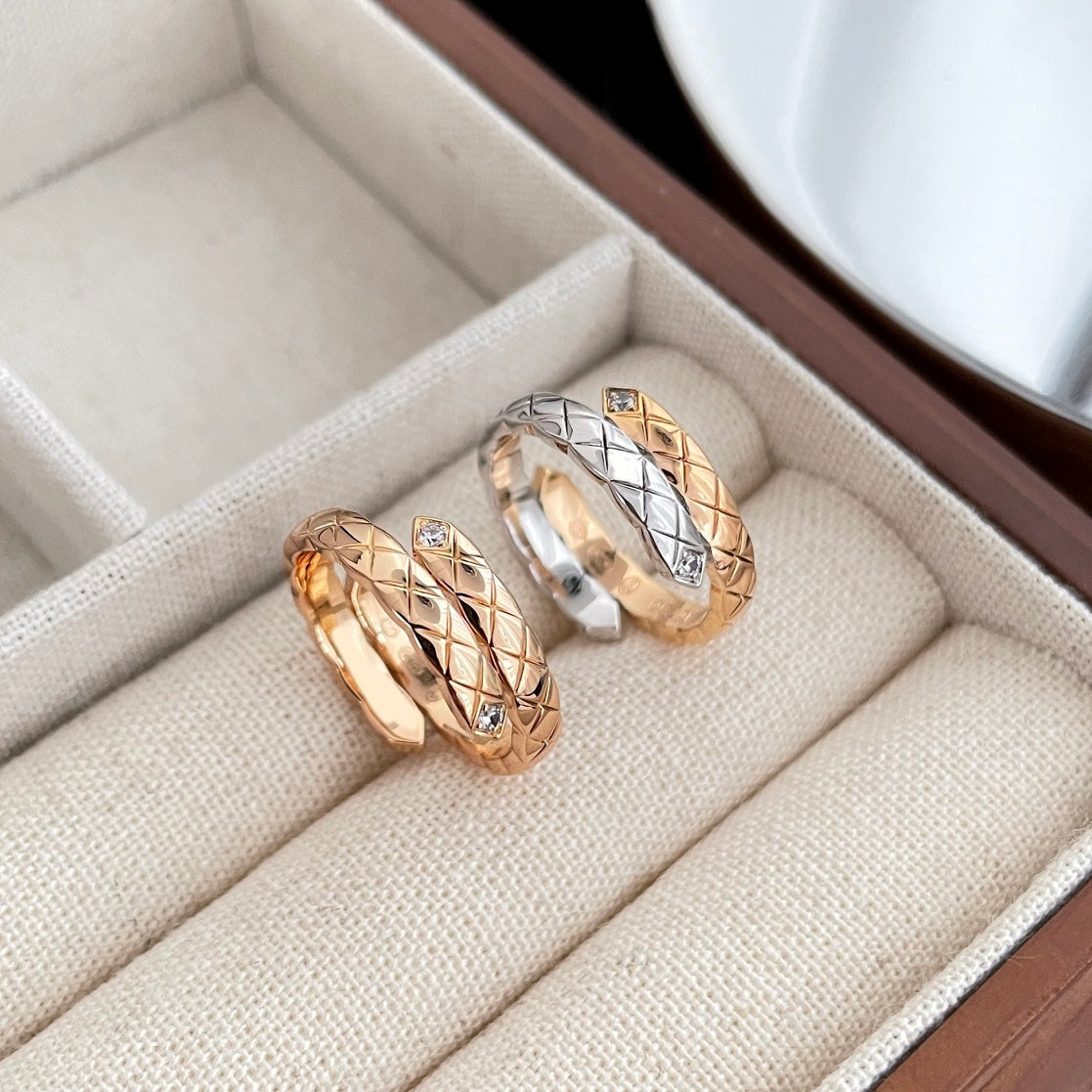 CRUSH TOI ET MOI RING ROSE GOLD