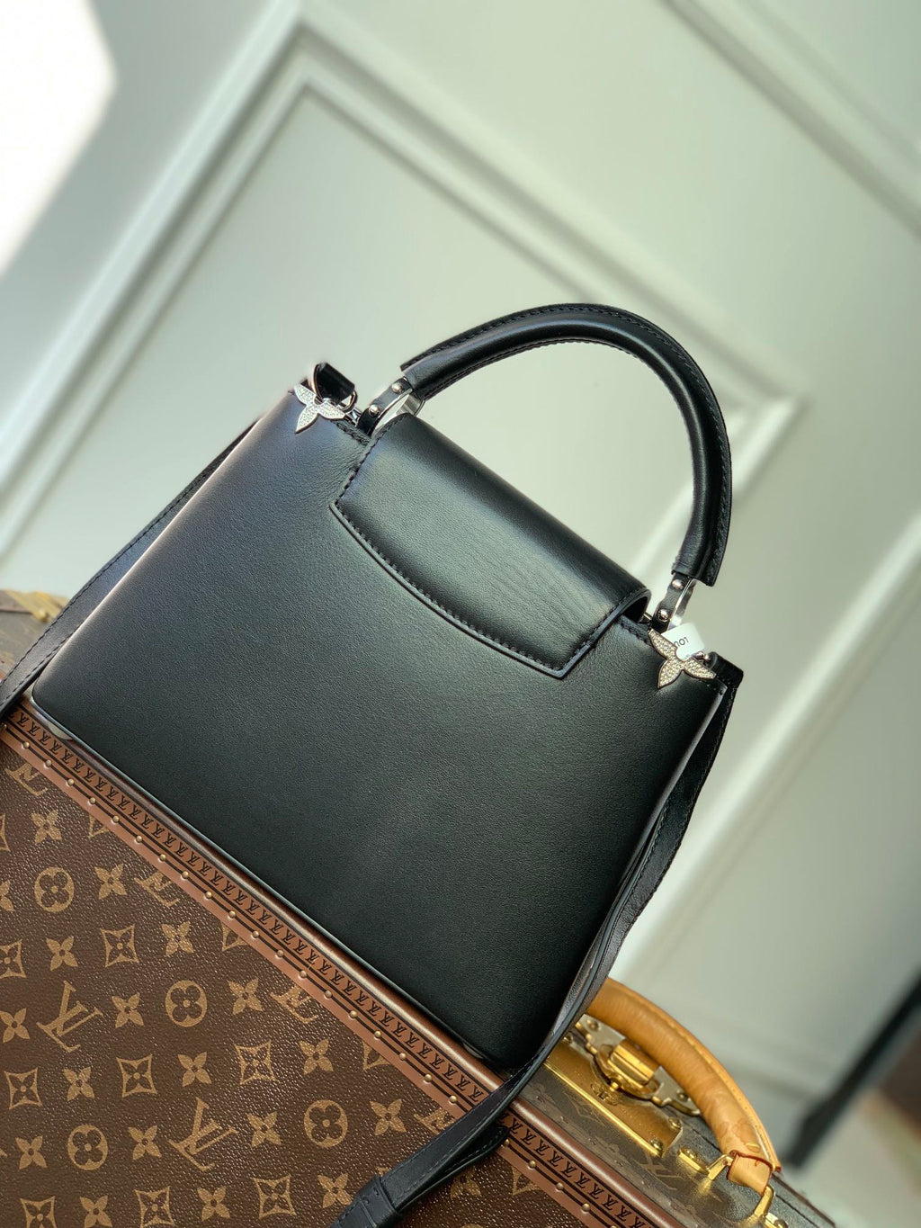 CAPUCINES BB 27 NOIR TAURILLON ARGENT QUINCAILLERIE