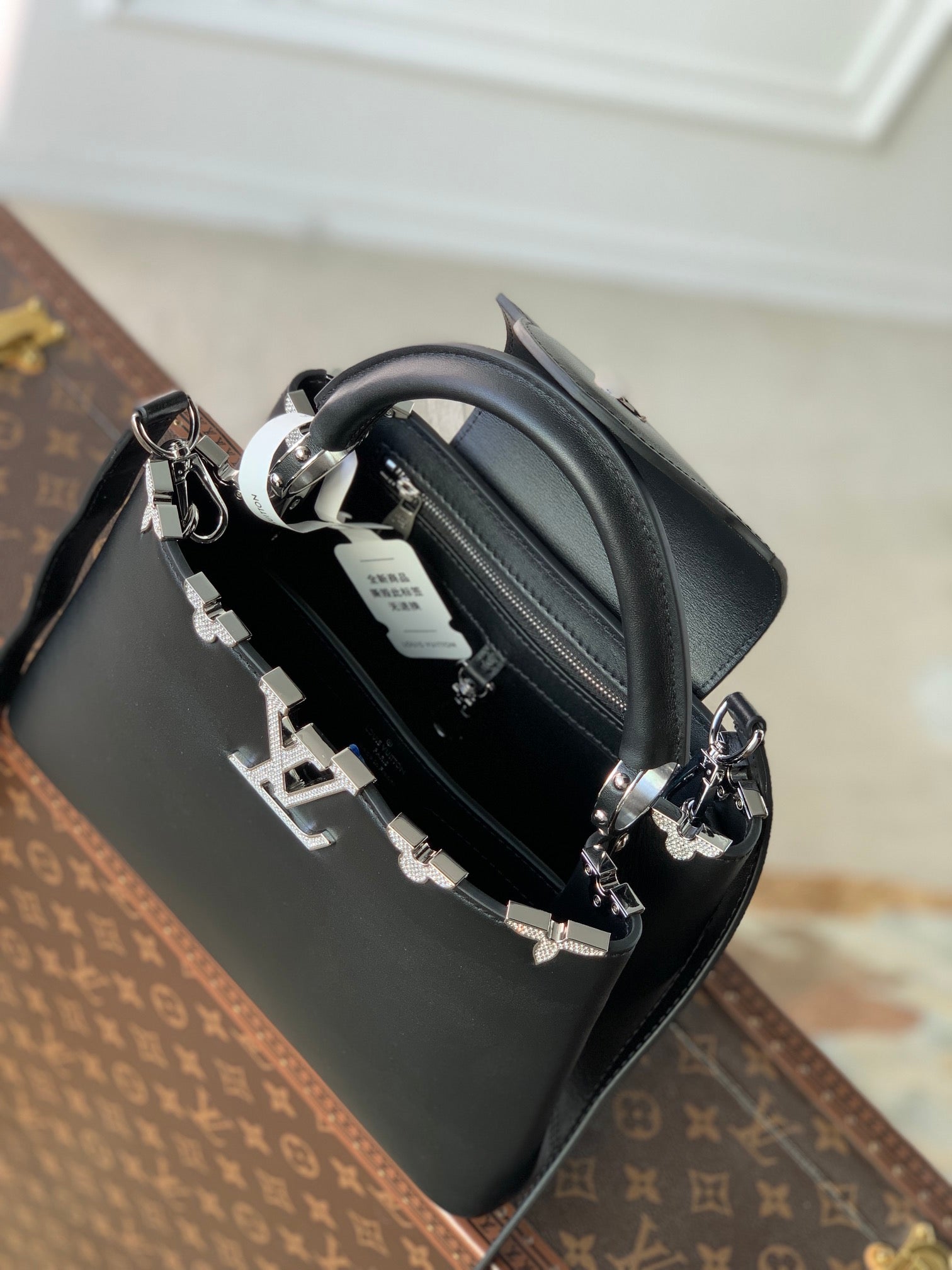 CAPUCINES BB 27 NOIR TAURILLON ARGENT QUINCAILLERIE