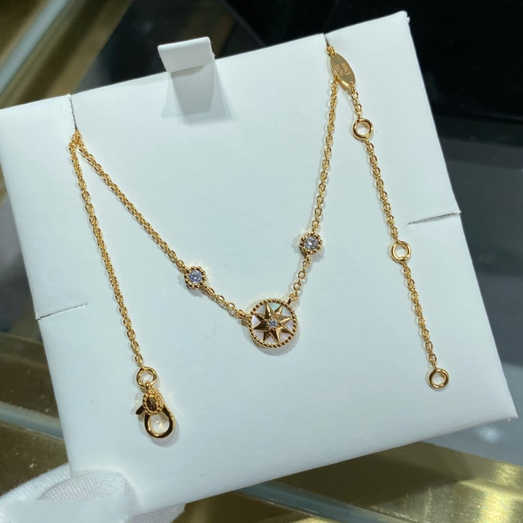ROSE VENTS 2 DIAMOND ROSE GOLD NECKLACE