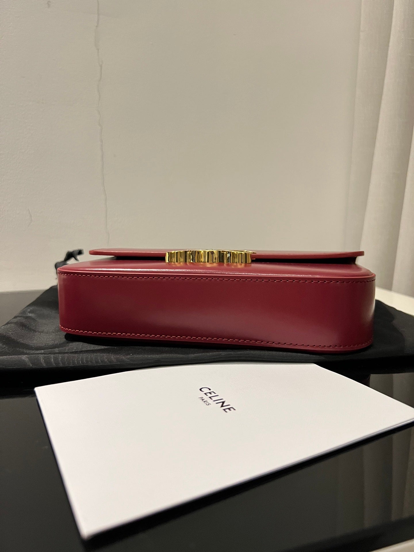 CLASSIQUE TRIOMPHE 20 CUIR DE VEAU ROUGE