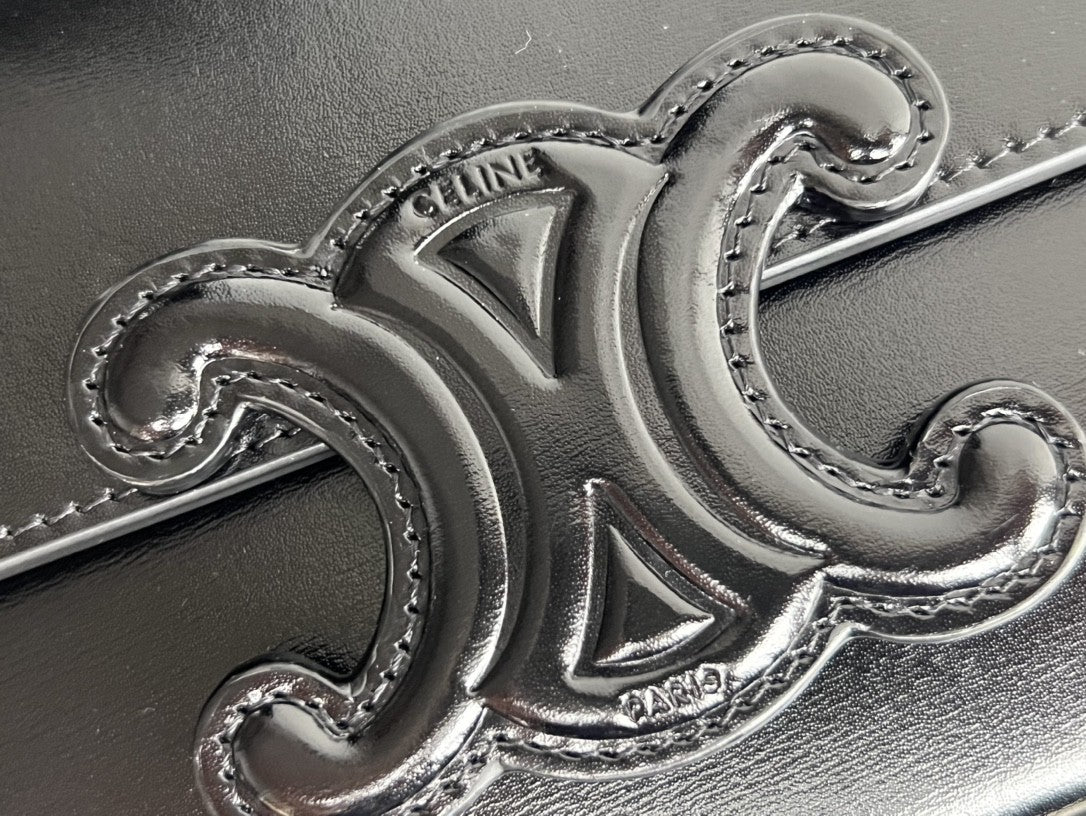 CUIR TRIOMPHE 20 CUIR DE VEAU TOUT NOIR