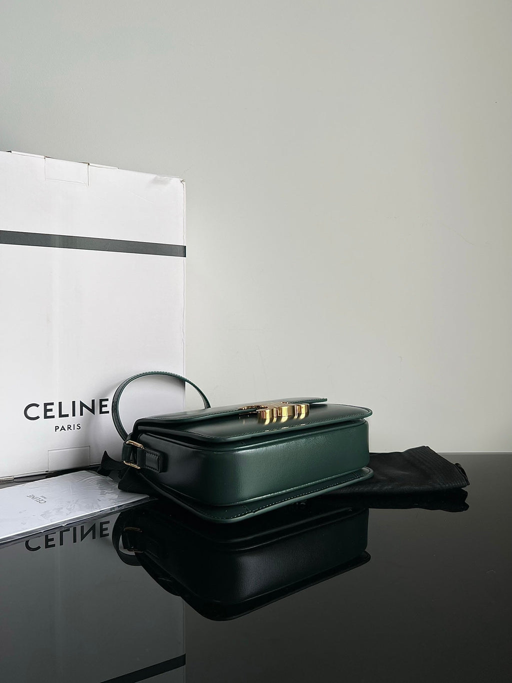 TEEN TRIOMPHE 18 CUIR DE VEAU VERT