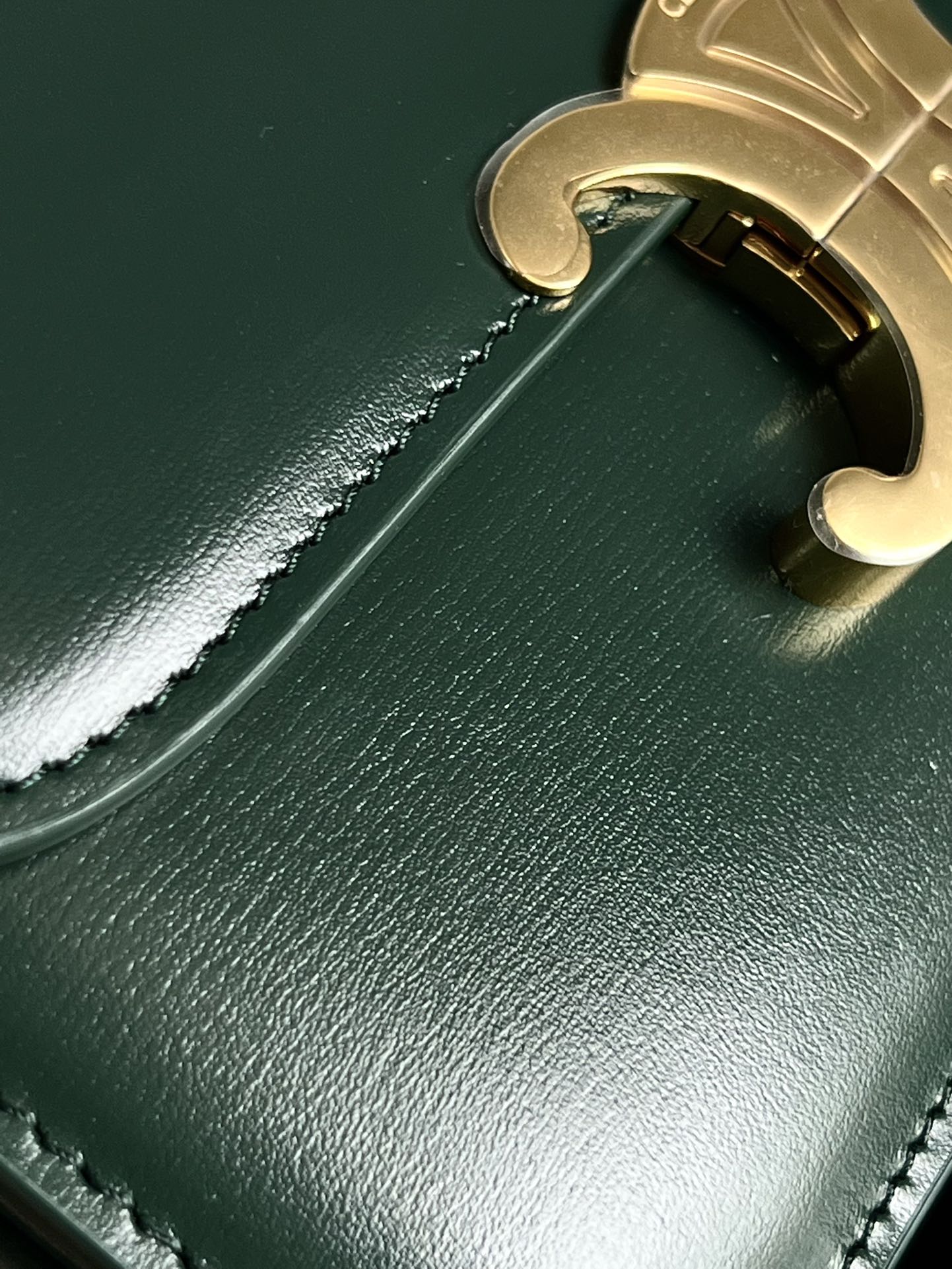 TEEN TRIOMPHE 18 CUIR DE VEAU VERT