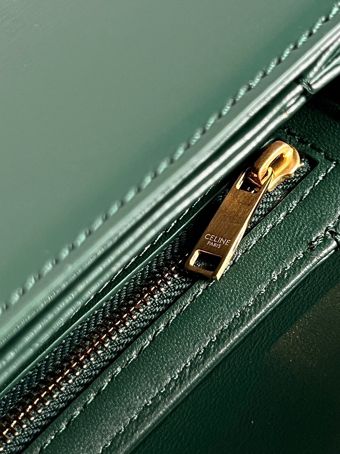 TEEN TRIOMPHE 18 CUIR DE VEAU VERT