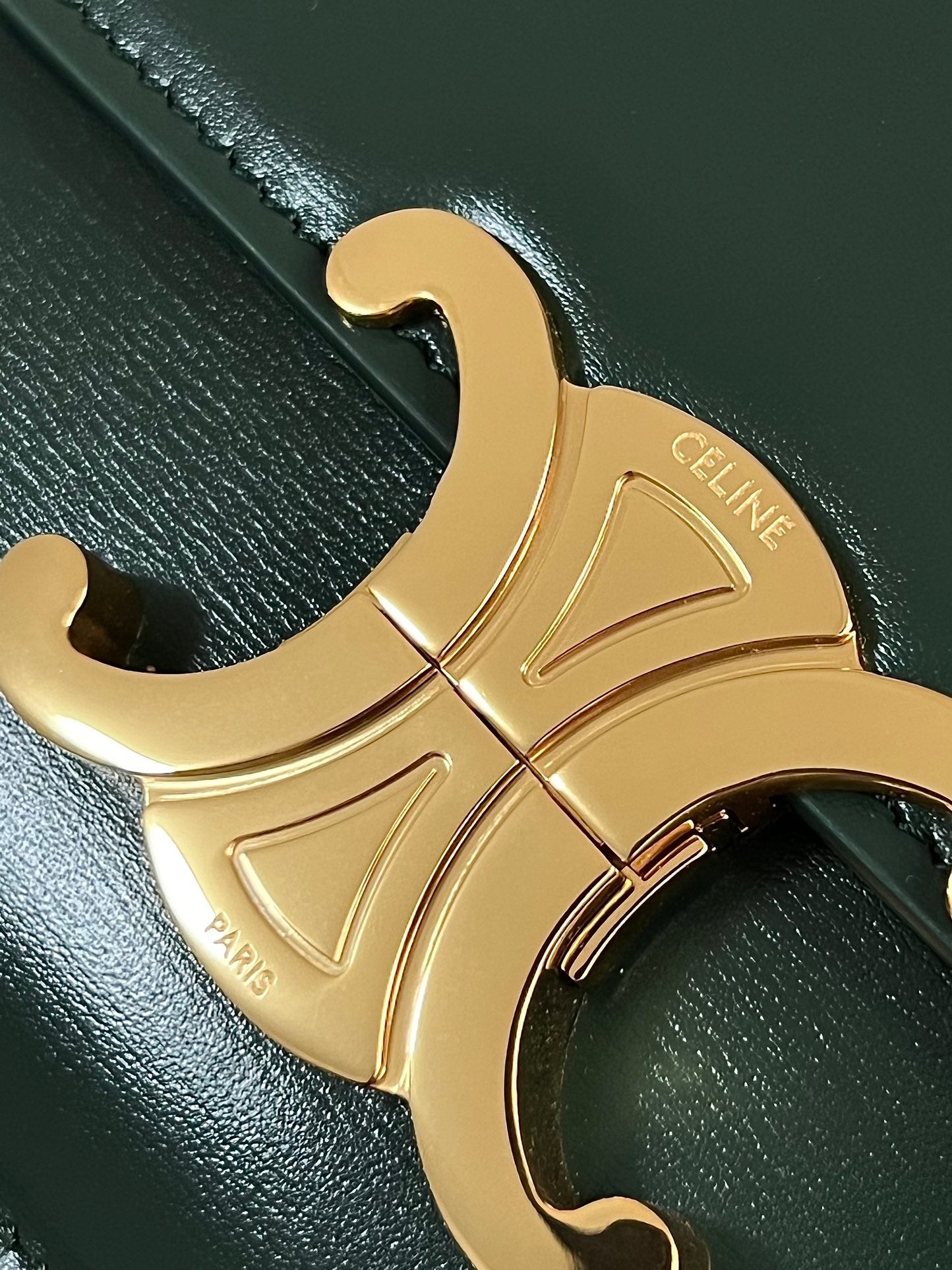 TEEN TRIOMPHE 18 CUIR DE VEAU VERT