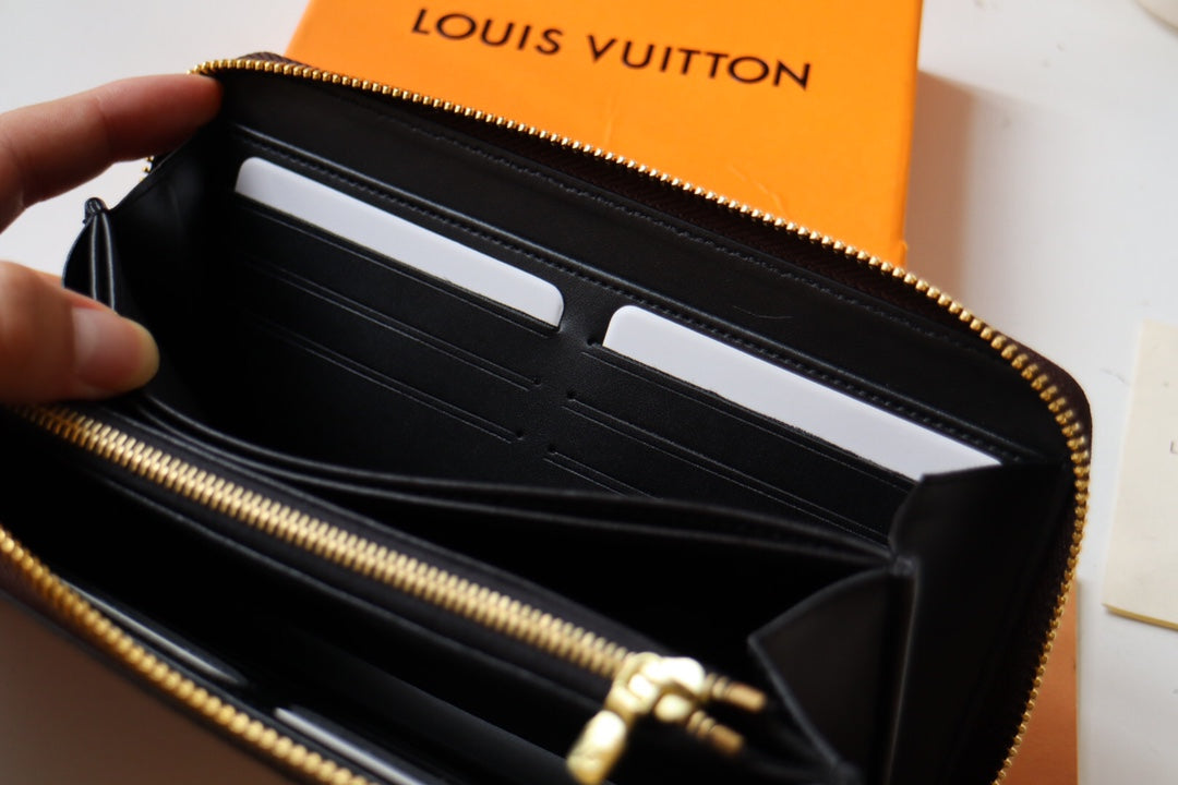 PORTEFEUILLE LV LONG 19 CM MONOGRAMME TOILE INVERSÉE
