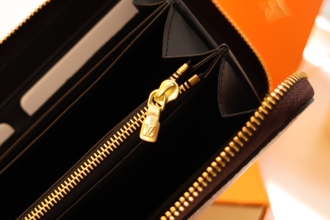 PORTEFEUILLE LV LONG 19 CM MONOGRAMME TOILE INVERSÉE