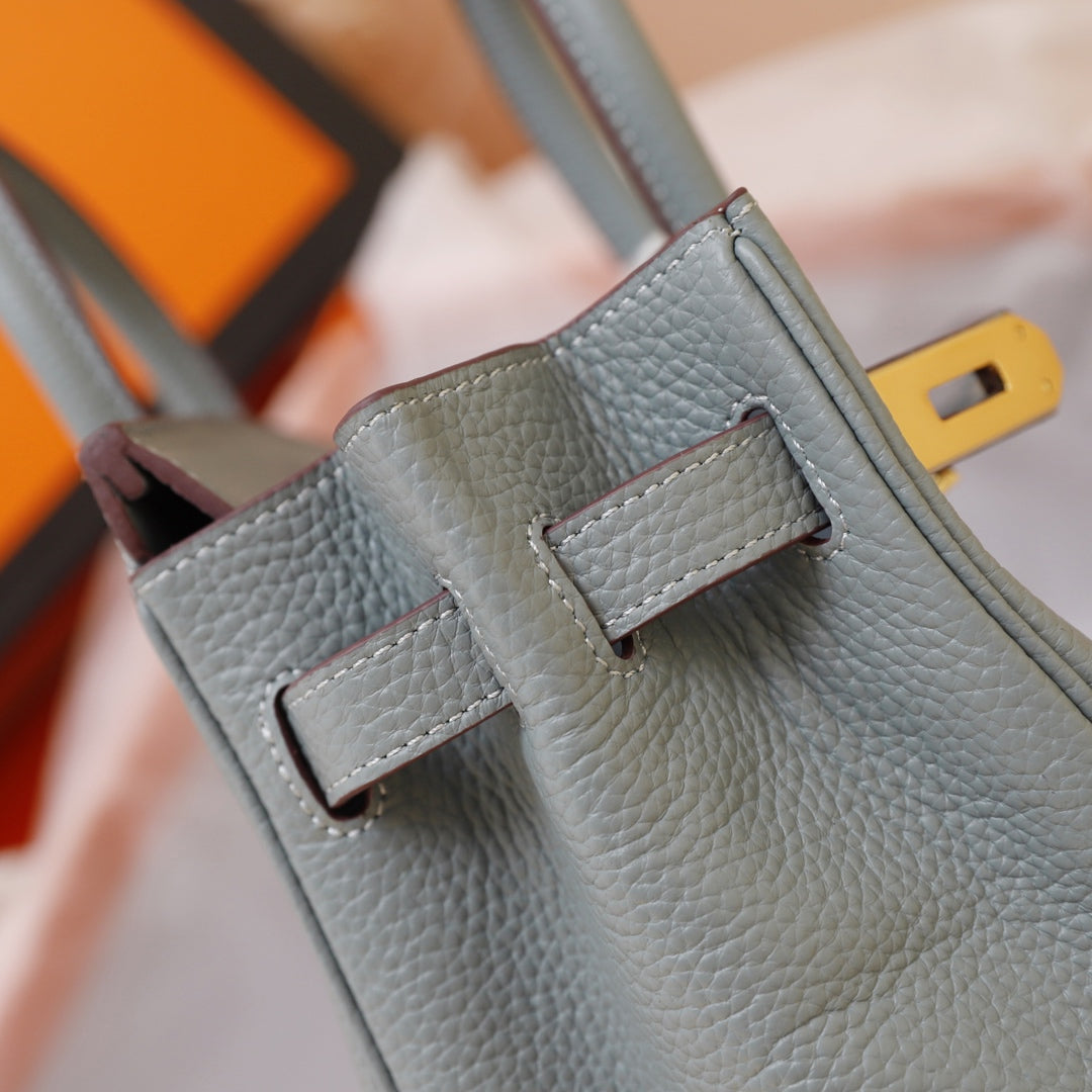 SAC HM BIRKIN 35 GRIS TEMPÉRÉ TOGO QUINCAILLERIE OR