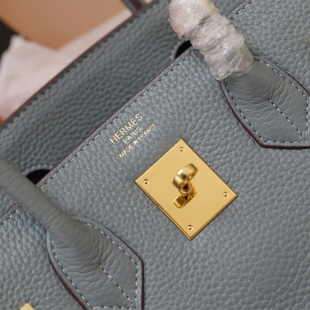 SAC HM BIRKIN 35 GRIS TEMPÉRÉ TOGO QUINCAILLERIE OR