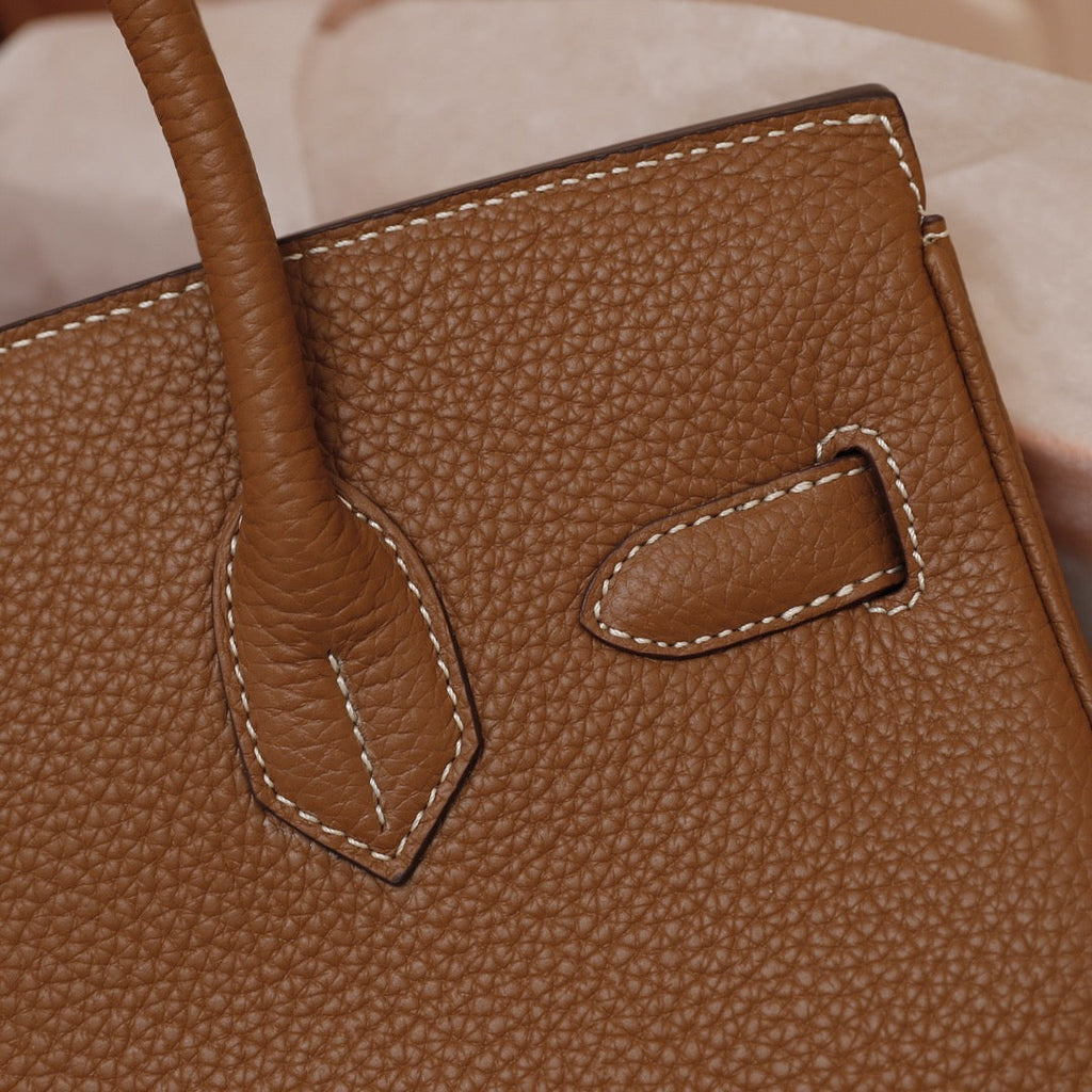 SAC HM BIRKIN 35 MARRON TOGO QUINCAILLERIE DORÉE