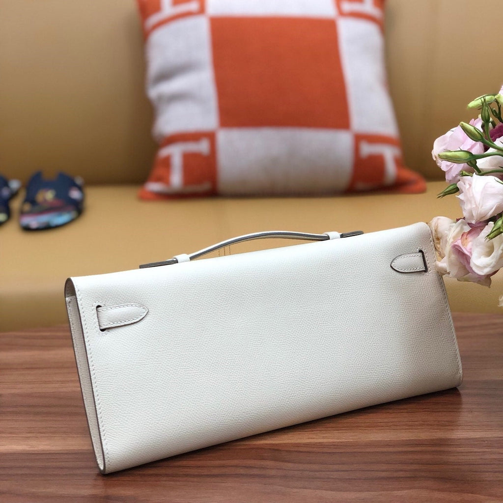 HM ケリーカット 31cm ホワイト スイフトレザー GHW