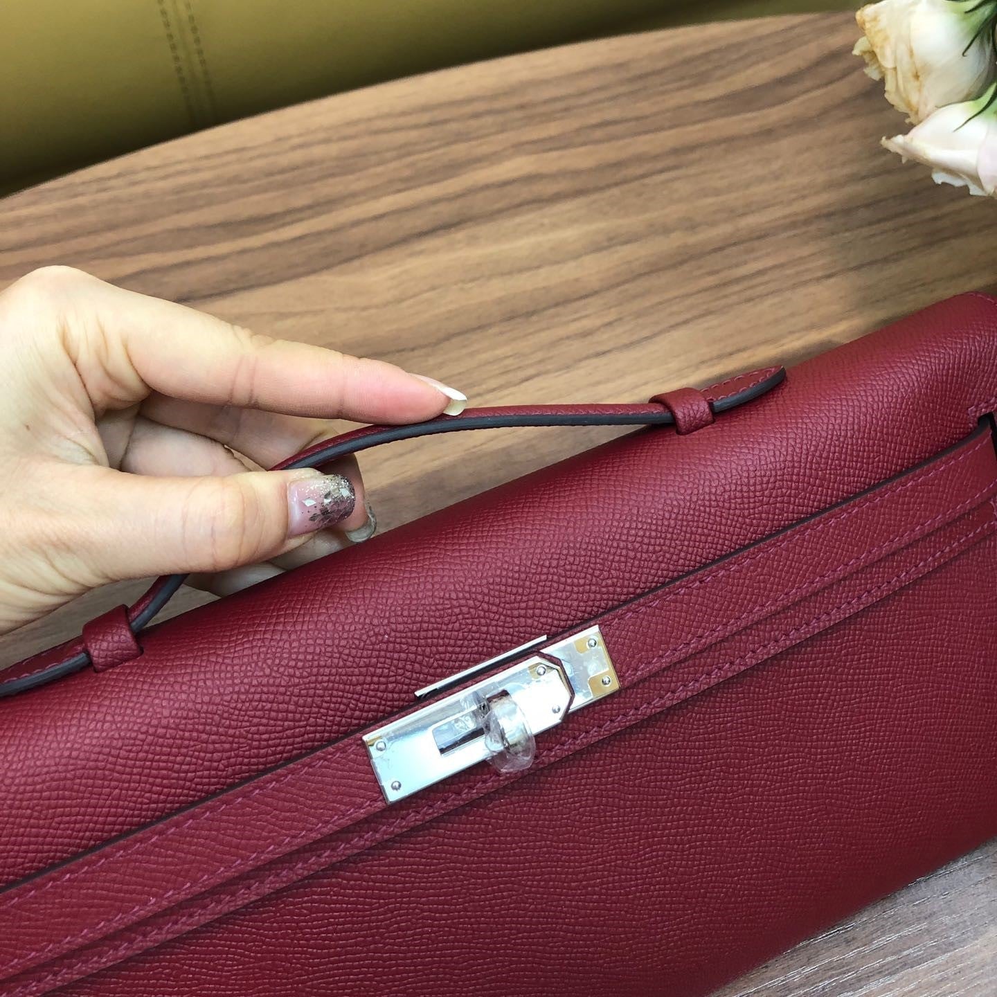 HM ケリーカット 31cm ブリックスイフト レザーショーツ