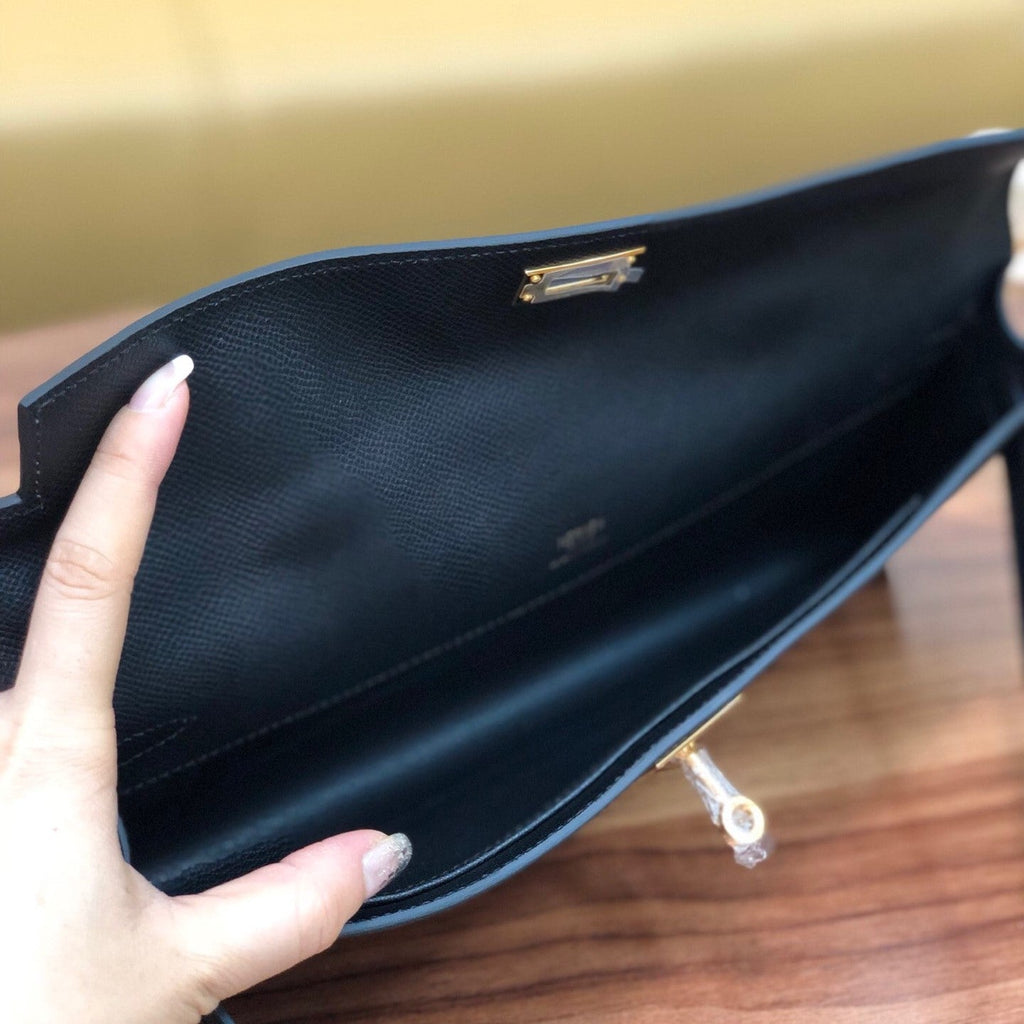 HM ケリーカット 31cm ブラック スイフトレザー GHW