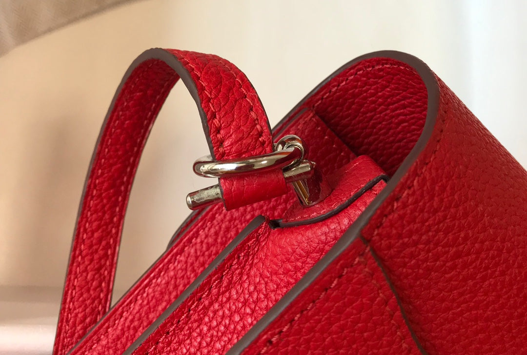 HM SAC ROULIS 18 レッド トーゴレザー