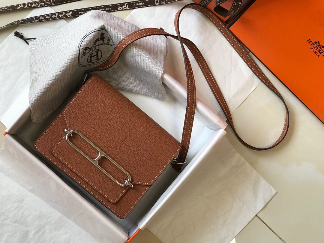HM SAC ROULIS 18 CIDRE CUIR TOGO