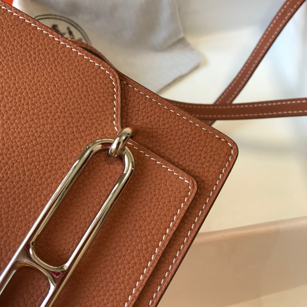 HM SAC ROULIS 18 CIDRE CUIR TOGO