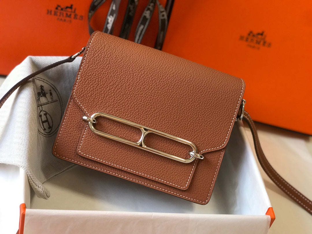 HM SAC ROULIS 18 CIDRE CUIR TOGO