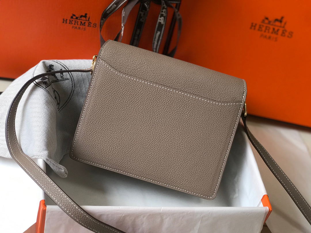 HM SAC ROULIS 19 CÈDRE CUIR TOGO
