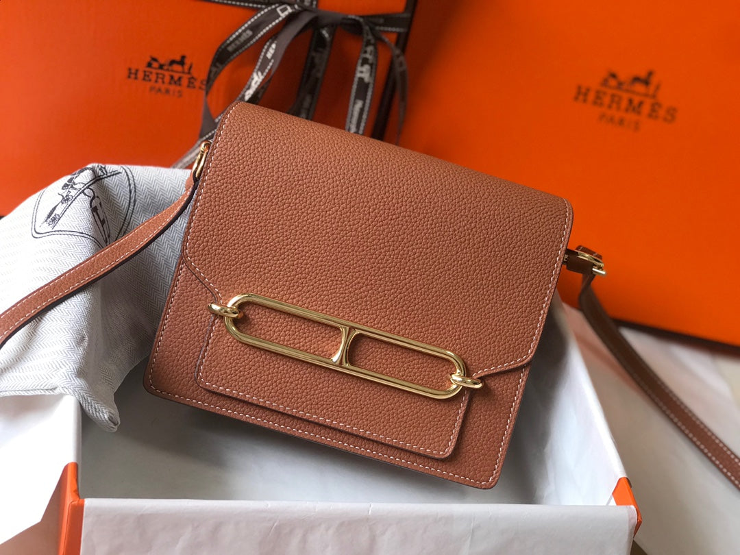 HM SAC ROULIS 19 CIDRE CUIR TOGO