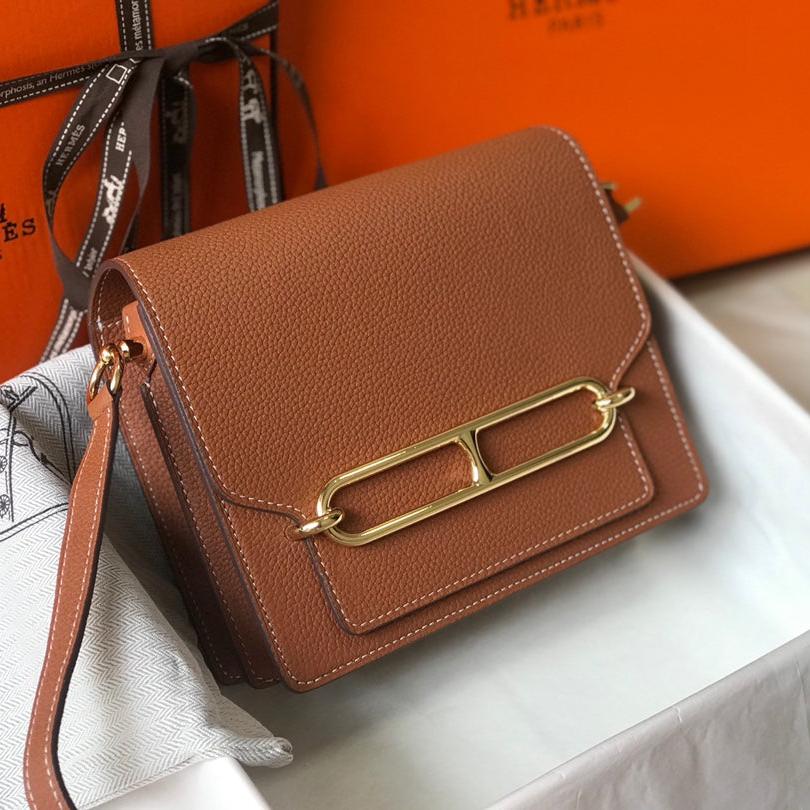 HM SAC ROULIS 19 CIDRE CUIR TOGO