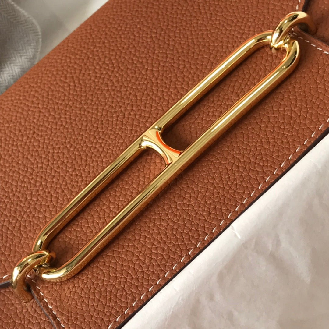 HM SAC ROULIS 19 CIDRE CUIR TOGO