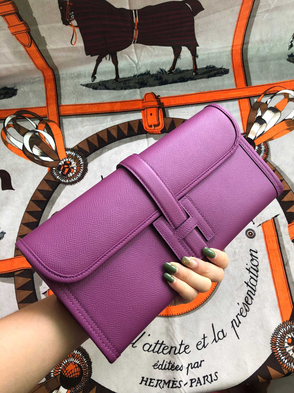 HM JIGE 29 VIOLETTE EPSOM 229073
