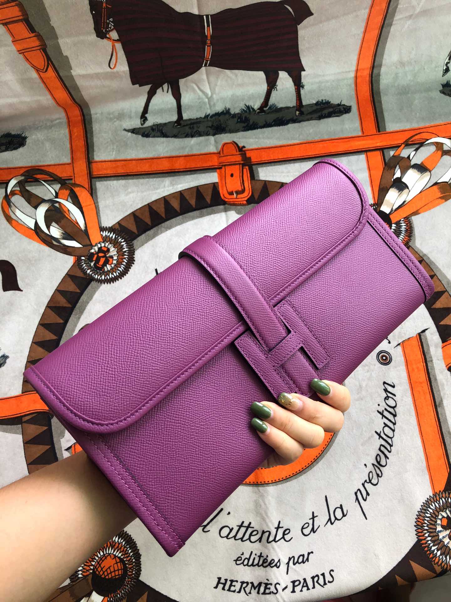 HM JIGE 29 VIOLETTE EPSOM 229073