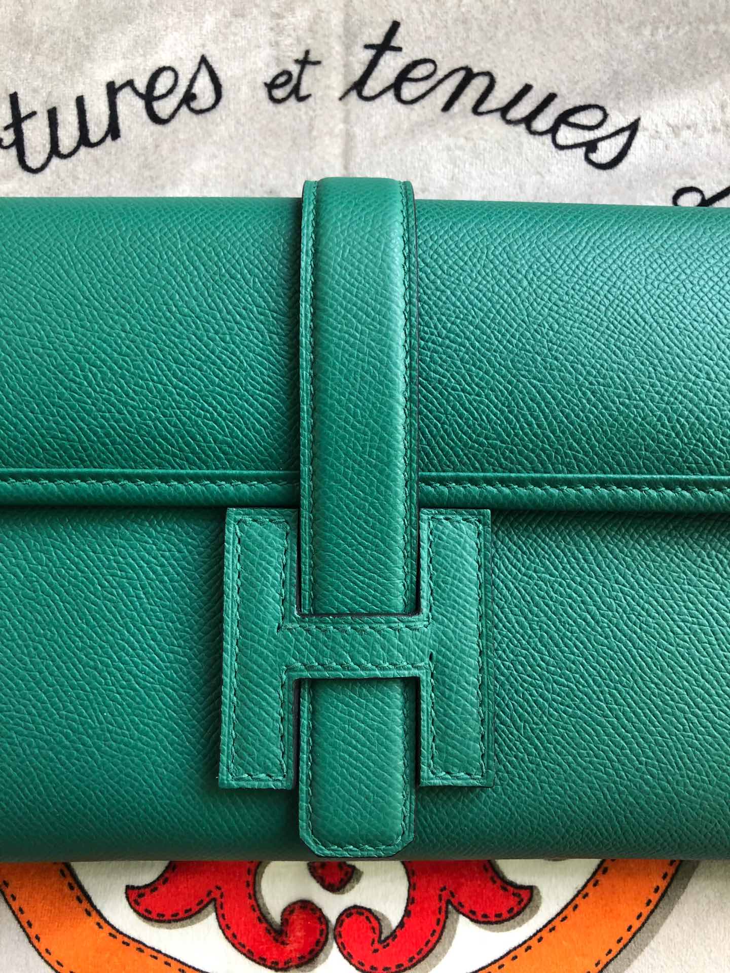 HM JIGE 29 TEAL GREEN EPSOM 229076