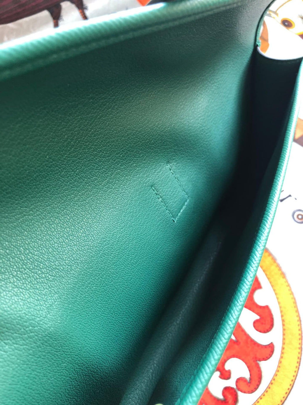 HM JIGE 29 TEAL GREEN EPSOM 229076