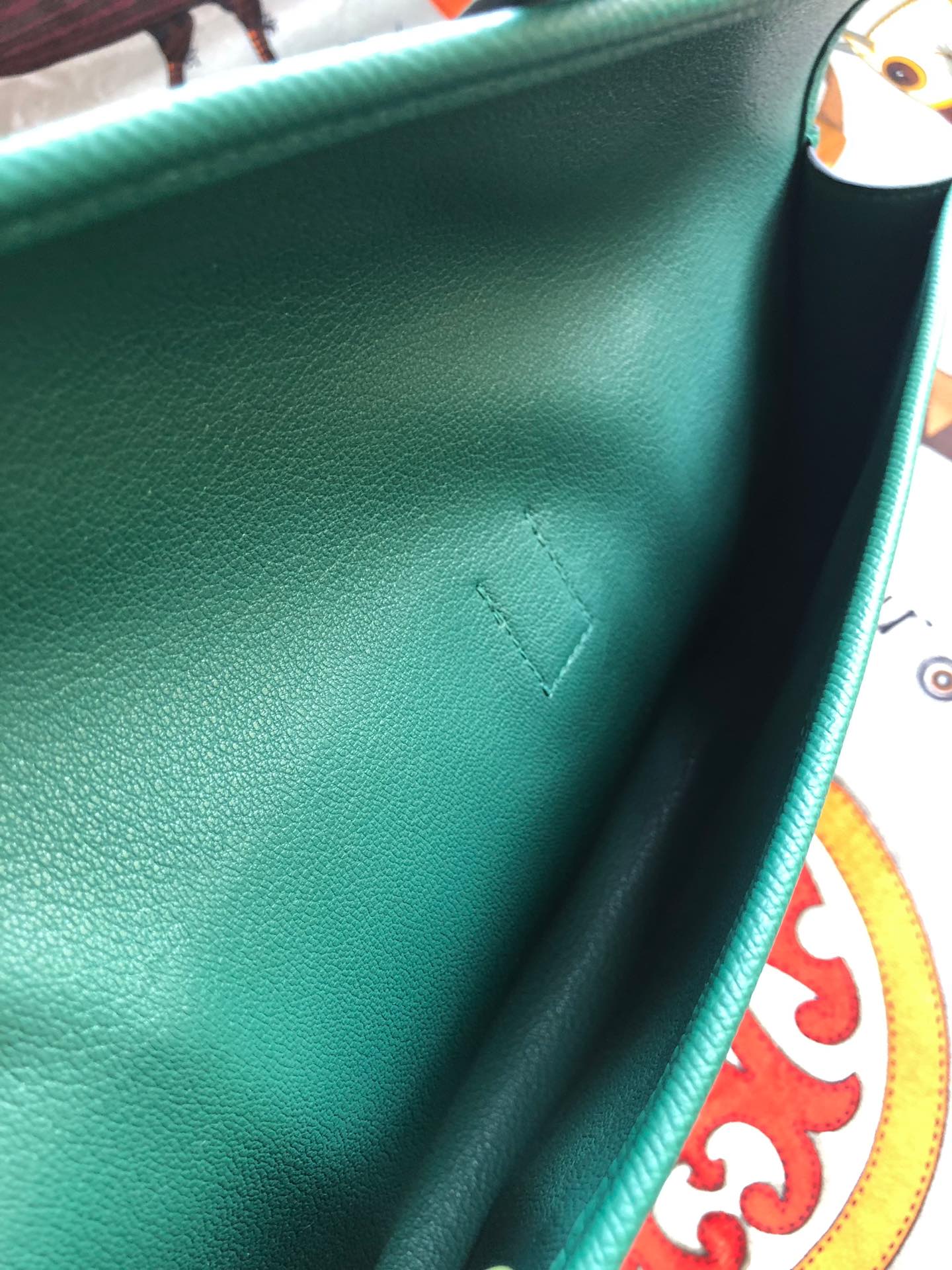 HM JIGE 29 TEAL GREEN EPSOM 229076