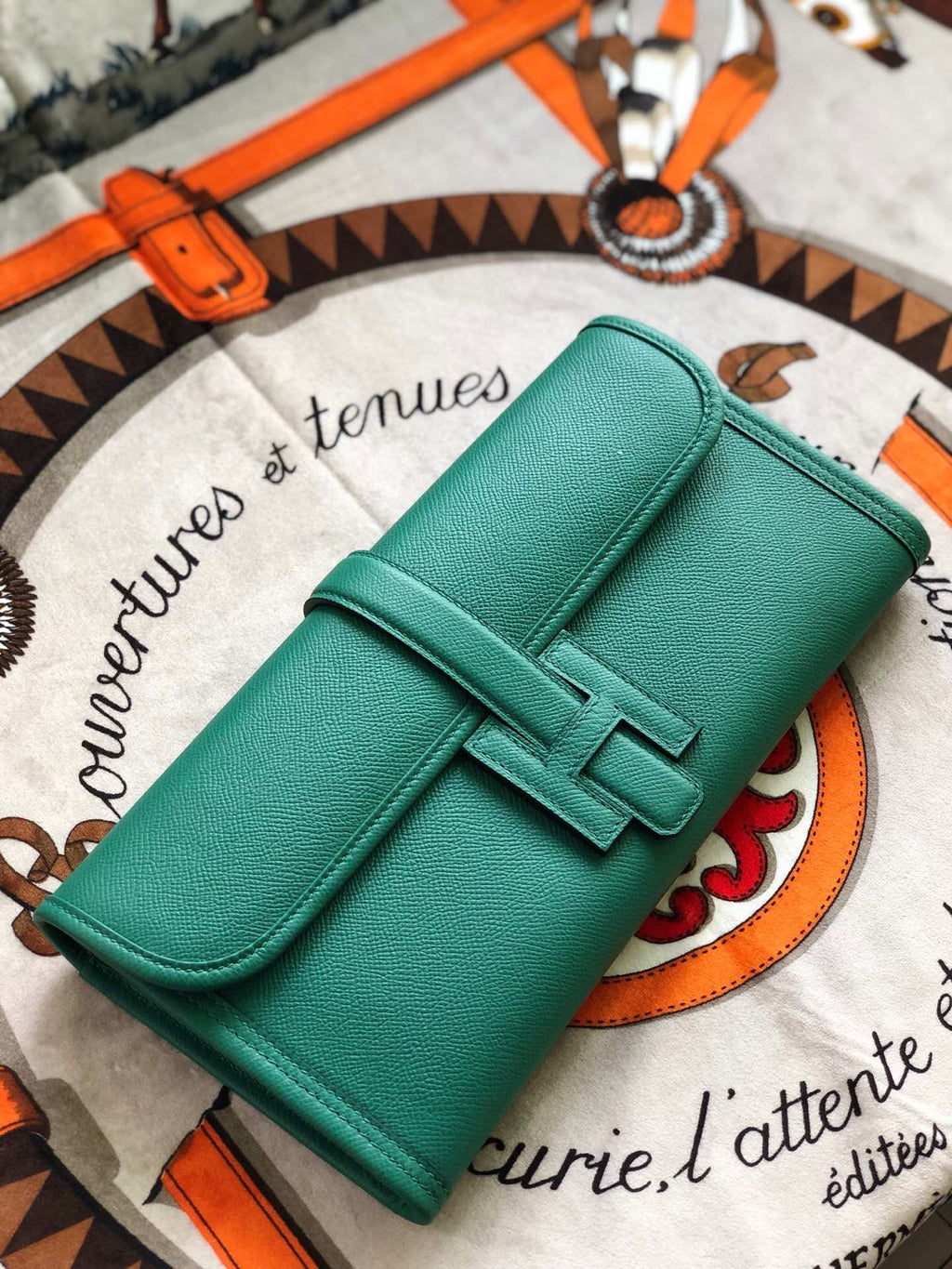 HM JIGE 29 TEAL GREEN EPSOM 229076