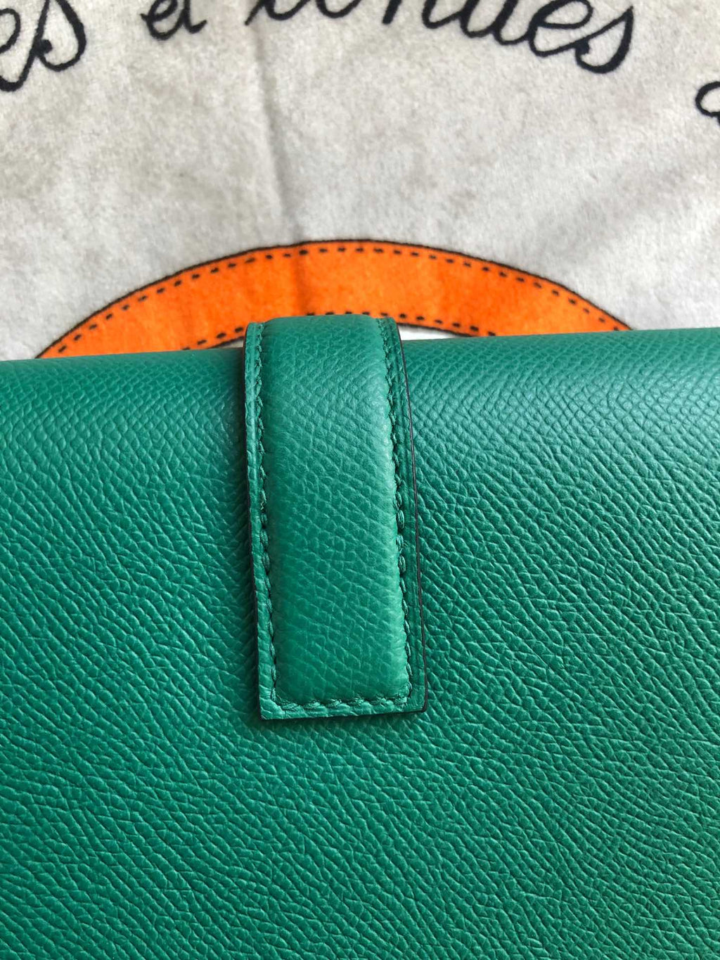 HM JIGE 29 TEAL GREEN EPSOM 229076