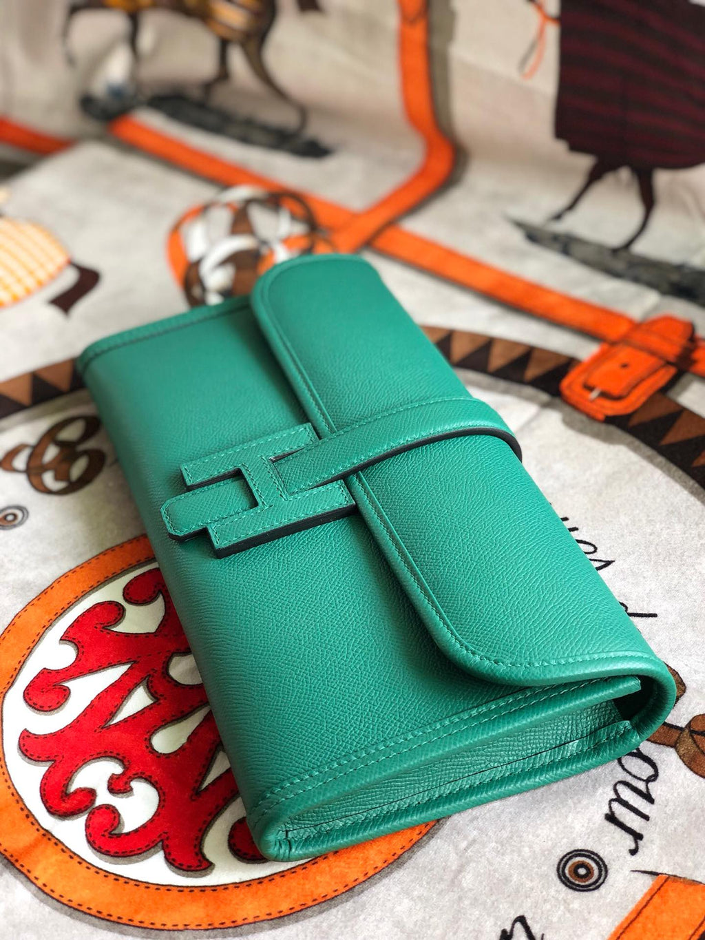HM JIGE 29 TEAL GREEN EPSOM 229076