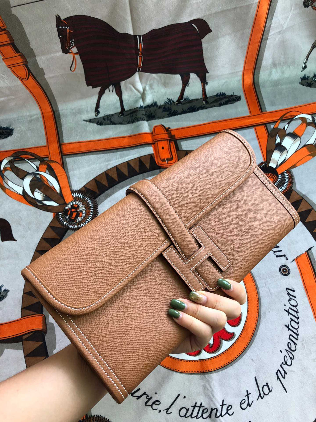 HM JIGE 29 BRONZE BROWN EPSOM 229080