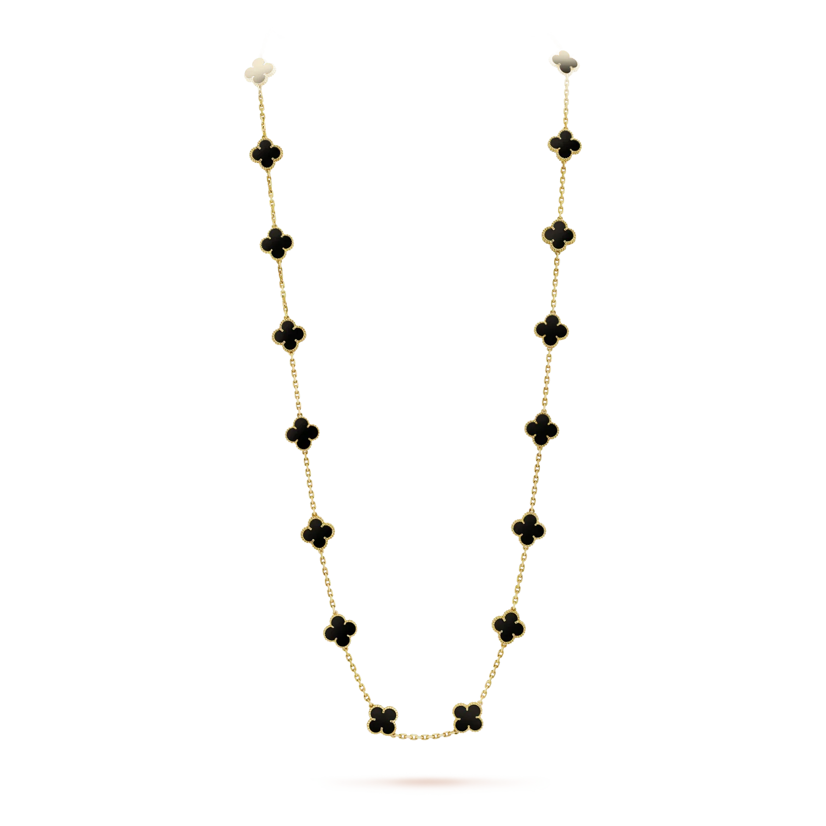 COLLIER ONYX 20 MOTIFS CLOVER