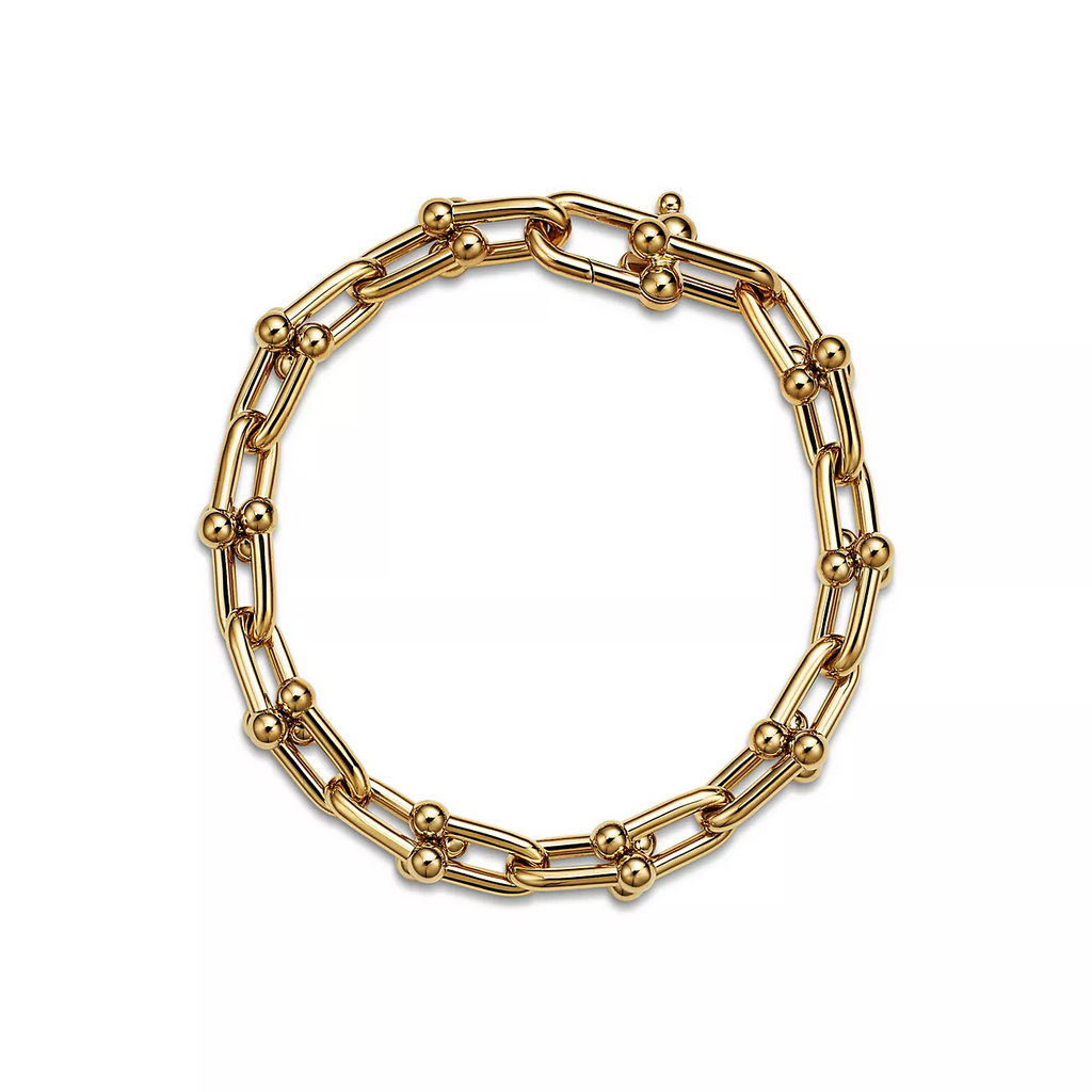 BRACELET EN OR À MAILLONS MOYENS 20 MOTIFS HARDWEAR