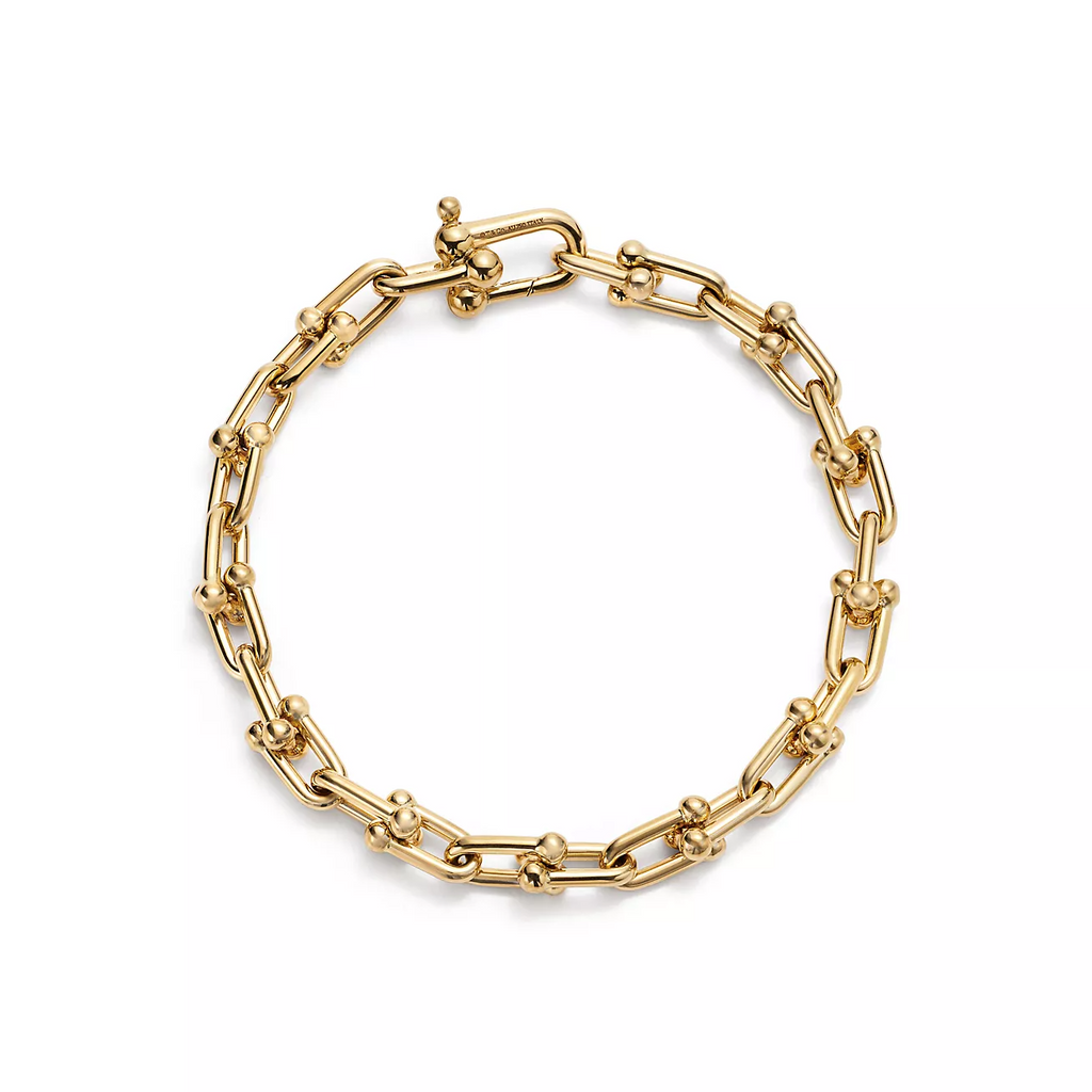 BRACELET EN OR À PETITS MAILLONS 26 MOTIFS HARDWEAR