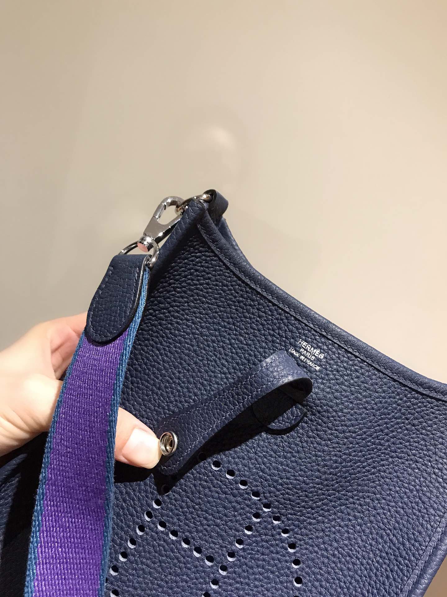 HM EVELYNE MINI 18 BLEU MARINE TOGO