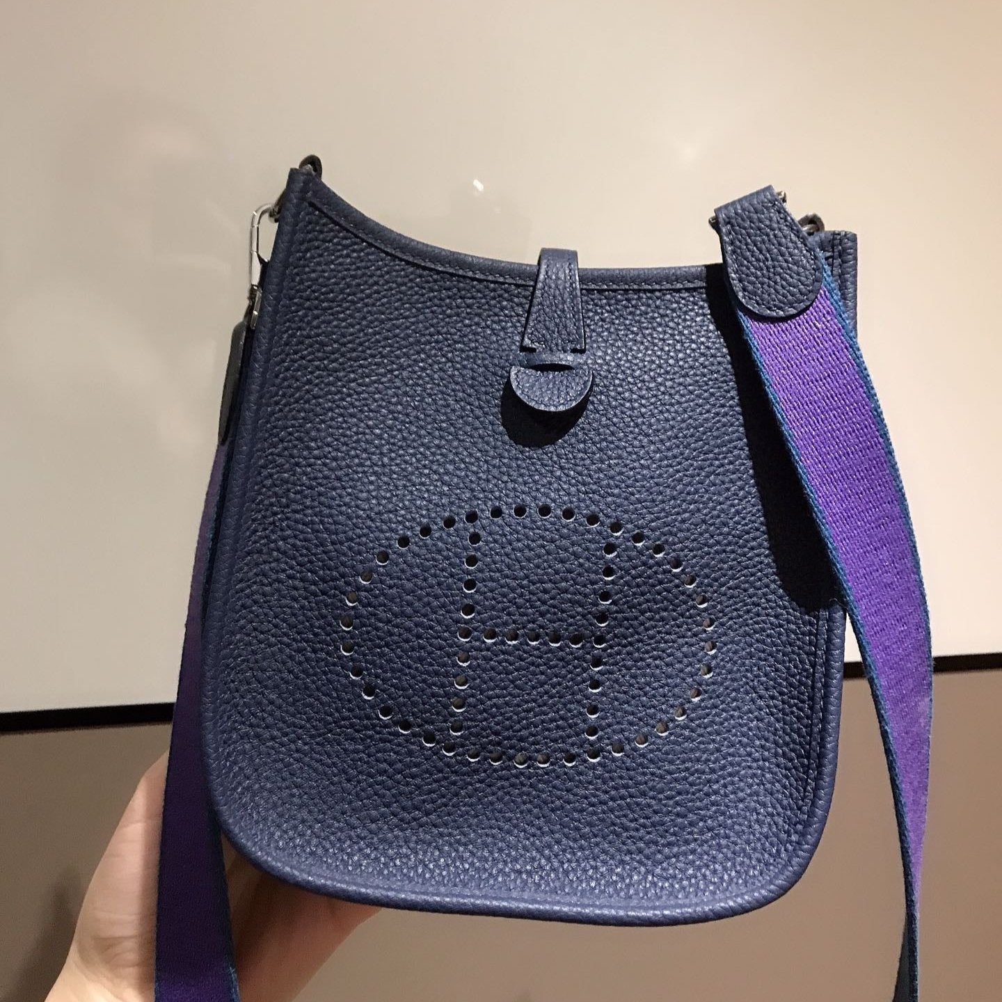 HM EVELYNE MINI 18 BLEU MARINE TOGO