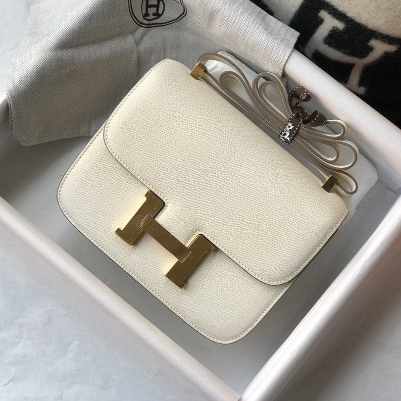 CONSTANCE 18 BLANC EPSOM QUINCAILLERIE OR