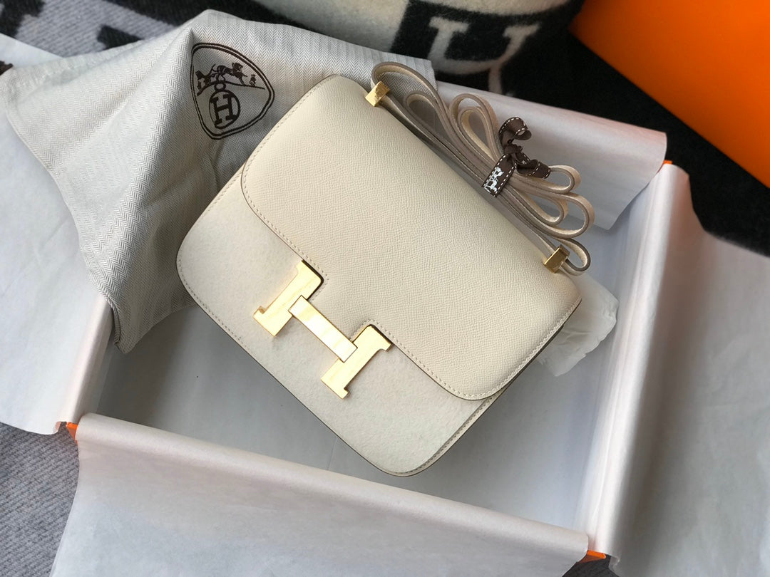 CONSTANCE 18 BLANC EPSOM QUINCAILLERIE OR